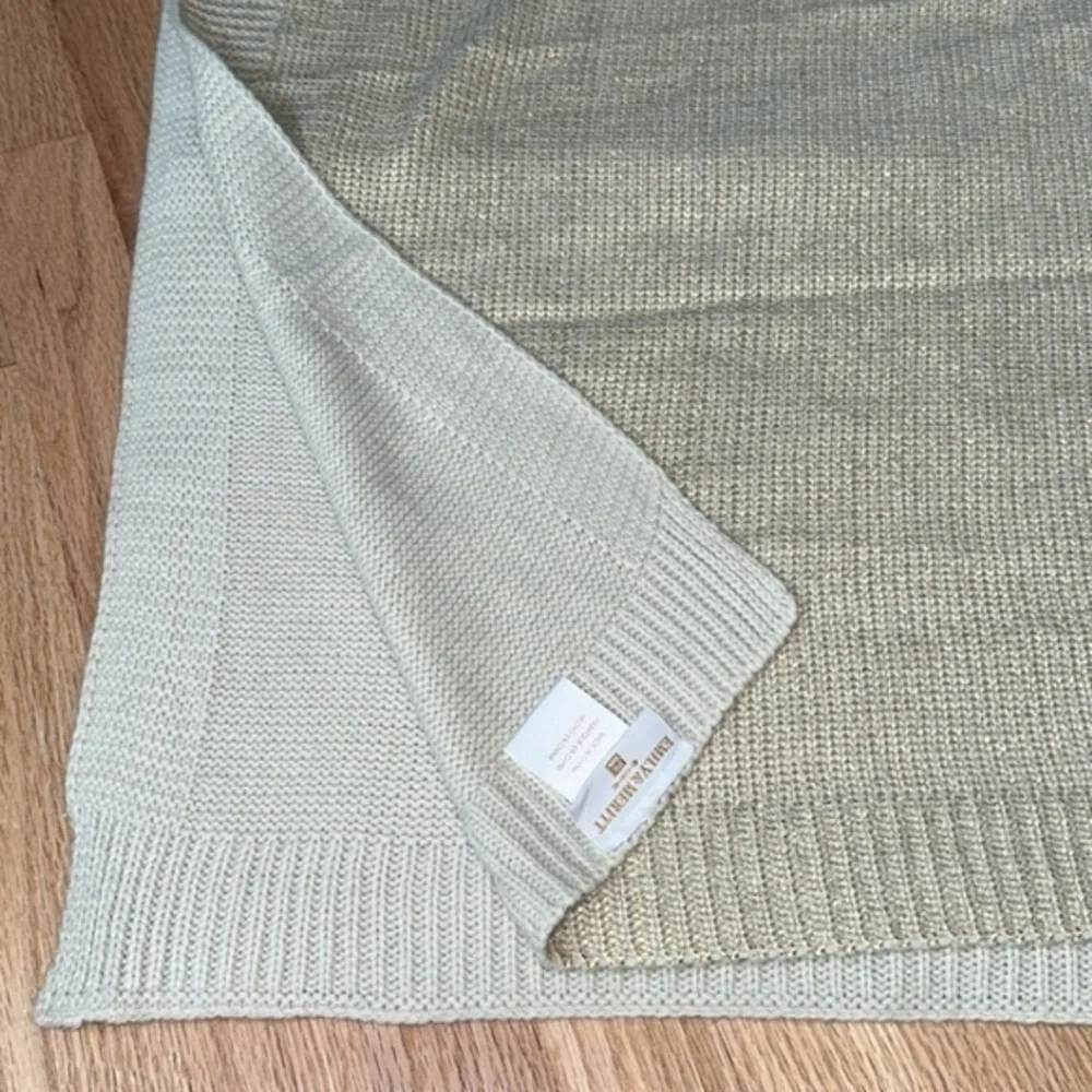 Pottery‎ Barn Teen x Emily Meritt Anchor Pillow & Throw Blanket 50” x 60”